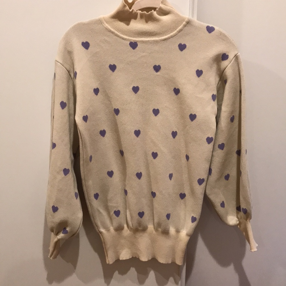 Purple Heart sweater